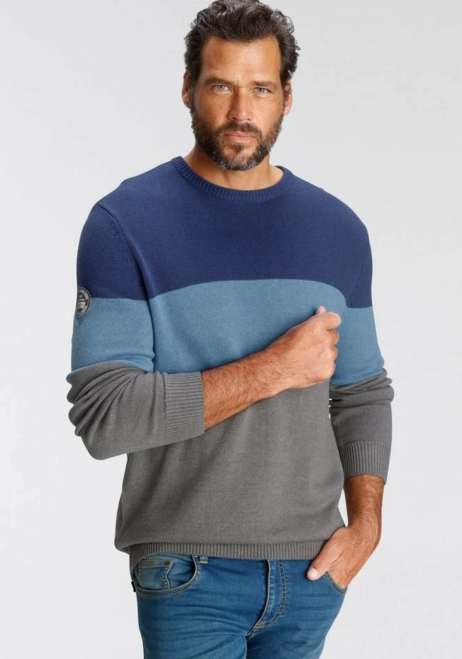 Man's World Rundhalspullover 1 Man's World Rundhalspullover