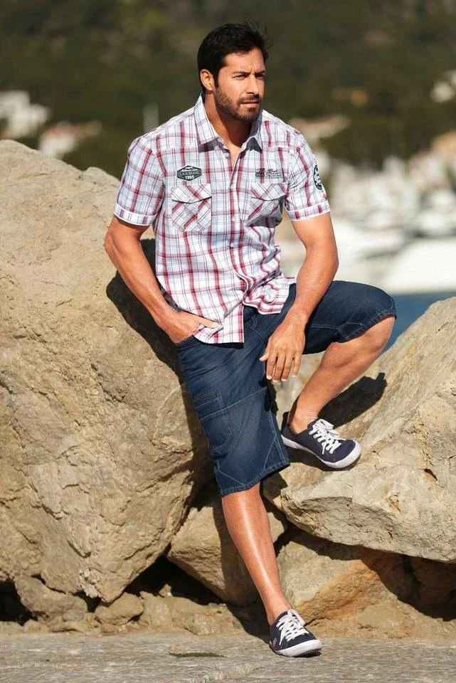 Man's World Kurzarmhemd mit modischen Applikationen 8 Man's World Kurzarmhemd mit modischen Applikationen – Bild 8