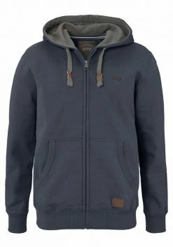 Man's World Kapuzensweatjacke mit kontrastfarbigem Innenfutter Schwarz, Olivgrün, Blau -Man's World Verkäufe 14353641