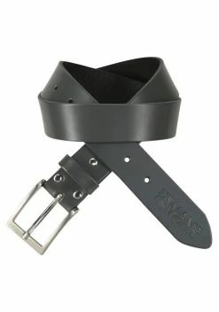 Man's World Verkäufe 23 Man's World Ledergürtel mit Man's World Logoprägung auf der Spitze Dunkelbraun, Grau, Marine