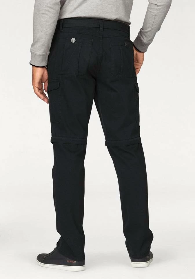 Man's World Cargohose (Set, mit Gürtel) mit Zip-Off Funktion Schwarz, Grau 2 Man's World Cargohose (Set, mit Gürtel) mit Zip-Off Funktion Schwarz, Grau – Bild 2