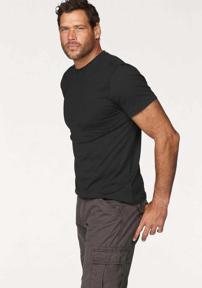 Man's World T-Shirt (Packung, 3-tlg., 3er-Pack) Basic T-Shirt mit trageangenehmer Qualität Olivgrün | khaki | natur, Weiß | weiß | weiß, Schwarz | schwarz | schwarz, Rot | marine | grau-meliert 14 Man's World T-Shirt (Packung, 3-tlg., 3er-Pack) Basic T-Shirt mit trageangenehmer Qualität Olivgrün | khaki | natur, Weiß | weiß | weiß, Schwarz | schwarz | schwarz, Rot | marine | grau-meliert – Bild 14