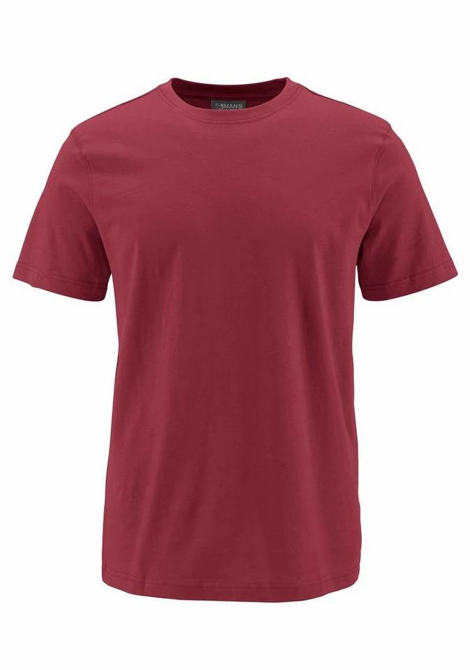 Man's World T-Shirt (Packung, 3-tlg., 3er-Pack) Basic T-Shirt mit trageangenehmer Qualität Olivgrün | khaki | natur, Weiß | weiß | weiß, Schwarz | schwarz | schwarz, Rot | marine | grau-meliert 6 Man's World T-Shirt (Packung, 3-tlg., 3er-Pack) Basic T-Shirt mit trageangenehmer Qualität Olivgrün | khaki | natur, Weiß | weiß | weiß, Schwarz | schwarz | schwarz, Rot | marine | grau-meliert – Bild 6