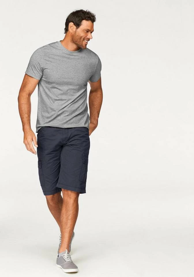 Man's World T-Shirt (Packung, 3-tlg., 3er-Pack) Basic T-Shirt mit trageangenehmer Qualität Olivgrün | khaki | natur, Weiß | weiß | weiß, Schwarz | schwarz | schwarz, Rot | marine | grau-meliert 4 Man's World T-Shirt (Packung, 3-tlg., 3er-Pack) Basic T-Shirt mit trageangenehmer Qualität Olivgrün | khaki | natur, Weiß | weiß | weiß, Schwarz | schwarz | schwarz, Rot | marine | grau-meliert – Bild 4