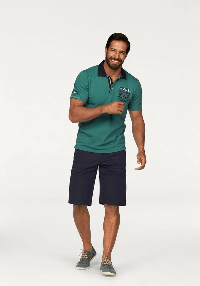 Man's World Poloshirt in Piqué-Qualität mit Kontrastkragen 4 Man's World Poloshirt in Piqué-Qualität mit Kontrastkragen – Bild 4