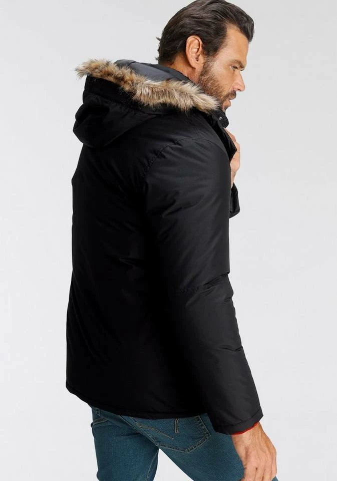 Man's World Parka Schwarz, Dunkelblau 2 Man's World Parka Schwarz, Dunkelblau – Bild 2