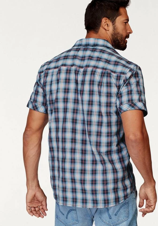 Man's World Kurzarmhemd mit kleinem Print 2 Man's World Kurzarmhemd mit kleinem Print – Bild 2