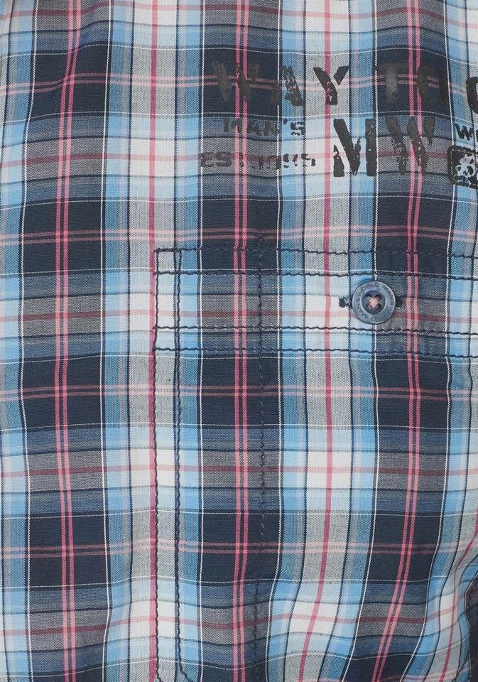 Man's World Kurzarmhemd mit kleinem Print 6 Man's World Kurzarmhemd mit kleinem Print – Bild 6