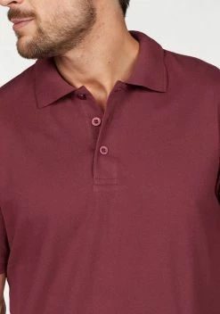 Man's World Poloshirt Piqué Marine, Weinrot, Weiß, Curry -Man's World Verkäufe 25340300
