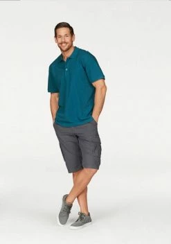 Man's World Cargobermudas (Set, mit Gürtel) aus robustem Material Marine, Anthrazit -Man's World Verkäufe 25920336