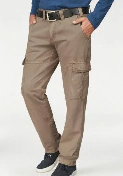 Man's World Cargohose mit aufgesetzten Taschen Schwarz, Khaki, Olivgrün, Grau -Man's World Verkäufe 27417202