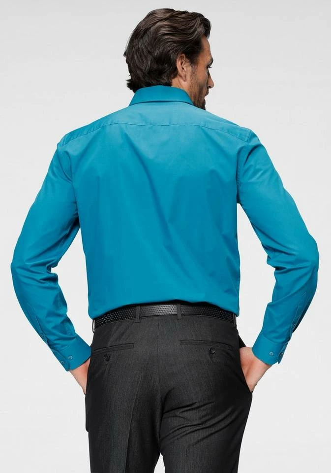 Man's World Businesshemd unterstützt Cotton made in Africa Anthrazit, Petrol, Dunkelrot 2 Man's World Businesshemd unterstützt Cotton made in Africa Anthrazit, Petrol, Dunkelrot – Bild 2