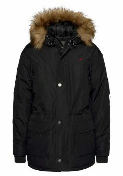 Man's World Parka Schwarz, Dunkelblau -Man's World Verkäufe 28297323