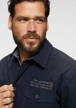 Man's World Kurzarmhemd mit kontrastfarbener Stickerei -Man's World Verkäufe 29078842