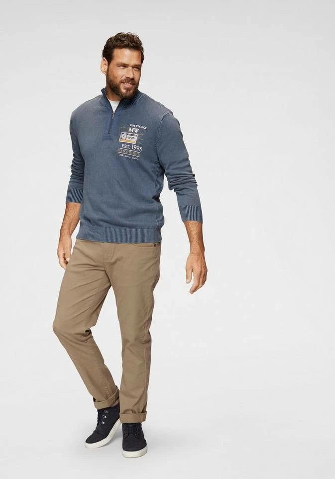 Man's World T-Shirt (Packung, 5-tlg., 5er-Pack) Schwarz, Weiß 7 Man's World T-Shirt (Packung, 5-tlg., 5er-Pack) Schwarz, Weiß – Bild 7