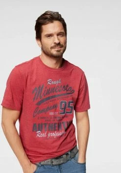 Man's World T-Shirt mit Print in Vintage Optik