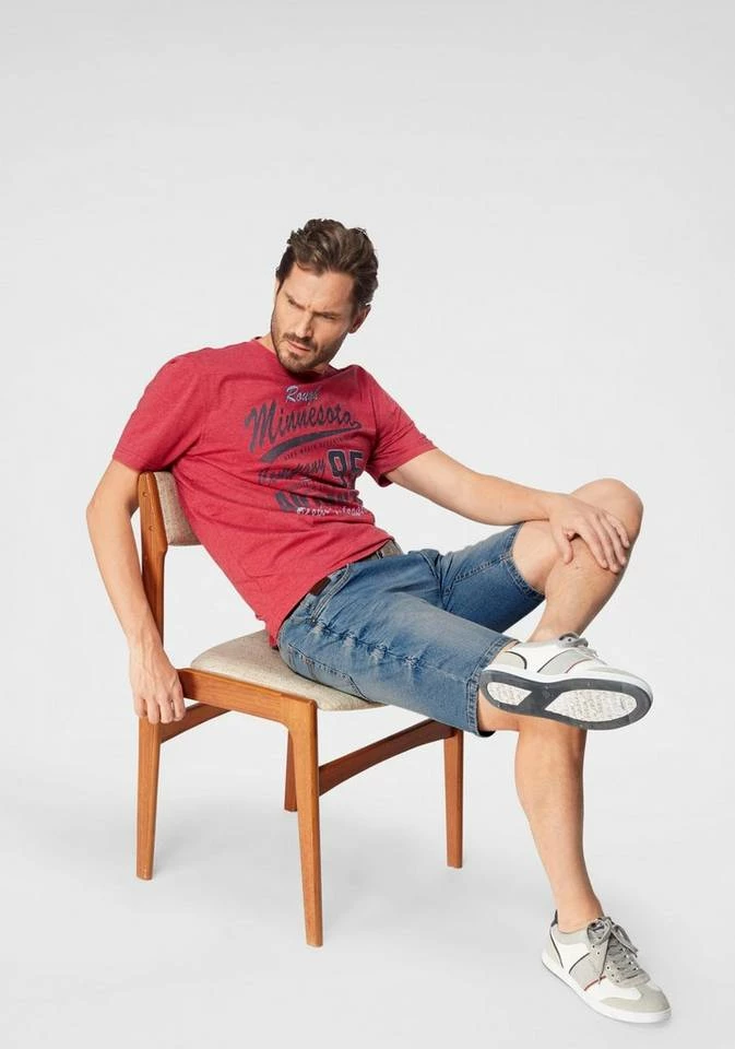 Man's World T-Shirt mit Print in Vintage Optik 4 Man's World T-Shirt mit Print in Vintage Optik – Bild 4