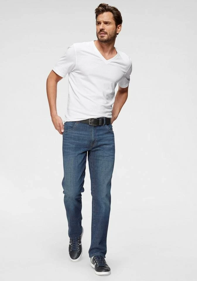 Man's World V-Shirt (Packung, 3-tlg., 3er-Pack) Schwarz, Weiß 4 Man's World V-Shirt (Packung, 3-tlg., 3er-Pack) Schwarz, Weiß – Bild 4