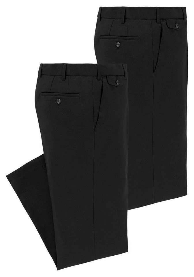 Man's World Anzughose (Spar-Set, 2-tlg., 2er-Pack) 2. Hose in Schwarz Anthrazit | schwarz, Hellgrau | schwarz 5 Man's World Anzughose (Spar-Set, 2-tlg., 2er-Pack) 2. Hose in Schwarz Anthrazit | schwarz, Hellgrau | schwarz – Bild 5