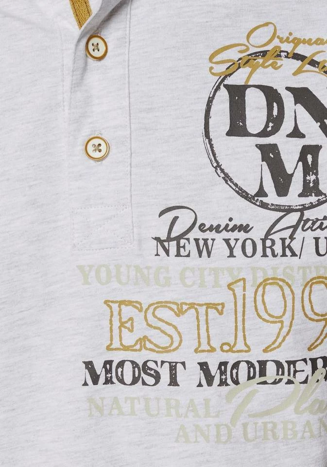 Man's World Poloshirt in melierter Optik 6 Man's World Poloshirt in melierter Optik – Bild 6