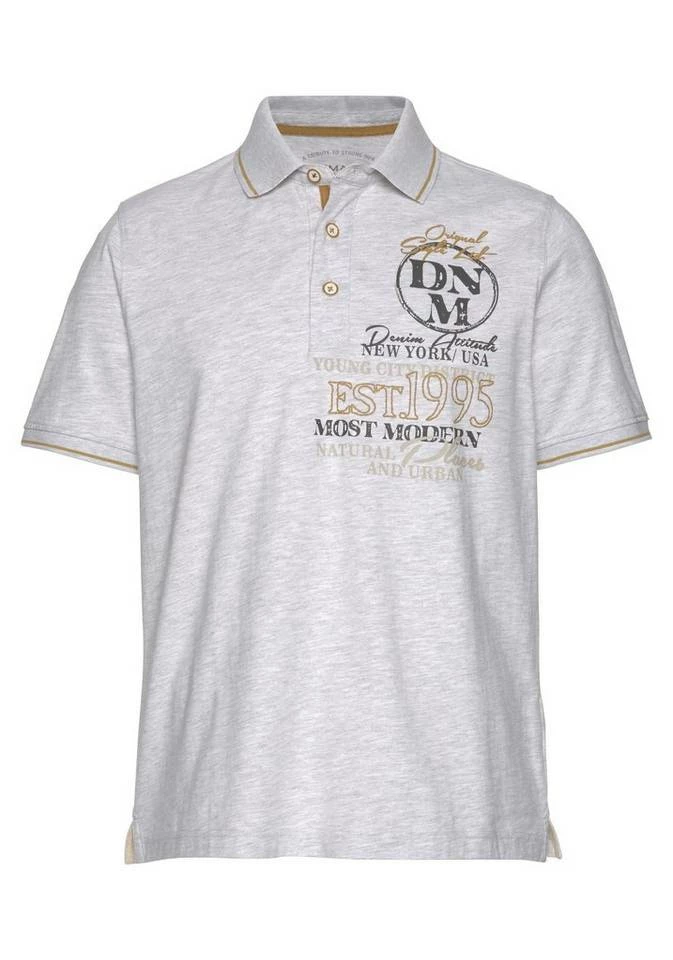 Man's World Poloshirt in melierter Optik 5 Man's World Poloshirt in melierter Optik – Bild 5