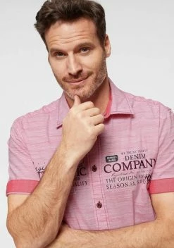 Man's World Kurzarmhemd in modischer Streifenoptik Hellrot, Hellblau 10 Man's World Kurzarmhemd in modischer Streifenoptik Hellrot, Hellblau -Man's World Verkäufe 32393580