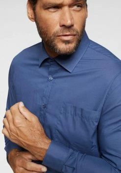 Man's World Businesshemd abgesteppte Knopfleiste Weiß-leicht transparent, Blau 10 Man's World Businesshemd abgesteppte Knopfleiste Weiß-leicht transparent, Blau -Man's World Verkäufe 33407901