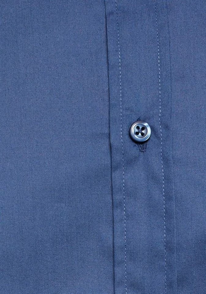 Man's World Businesshemd abgesteppte Knopfleiste Weiß-leicht transparent, Blau 7 Man's World Businesshemd abgesteppte Knopfleiste Weiß-leicht transparent, Blau – Bild 7