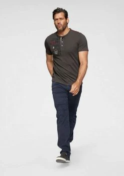 Man's World Henleyshirt mit kontrastfarbenen Nähten 12 Man's World Henleyshirt mit kontrastfarbenen Nähten -Man's World Verkäufe 33429069