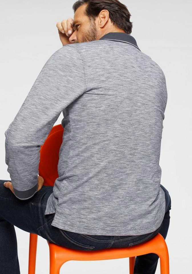 Man's World Langarm-Poloshirt 2 Man's World Langarm-Poloshirt – Bild 2