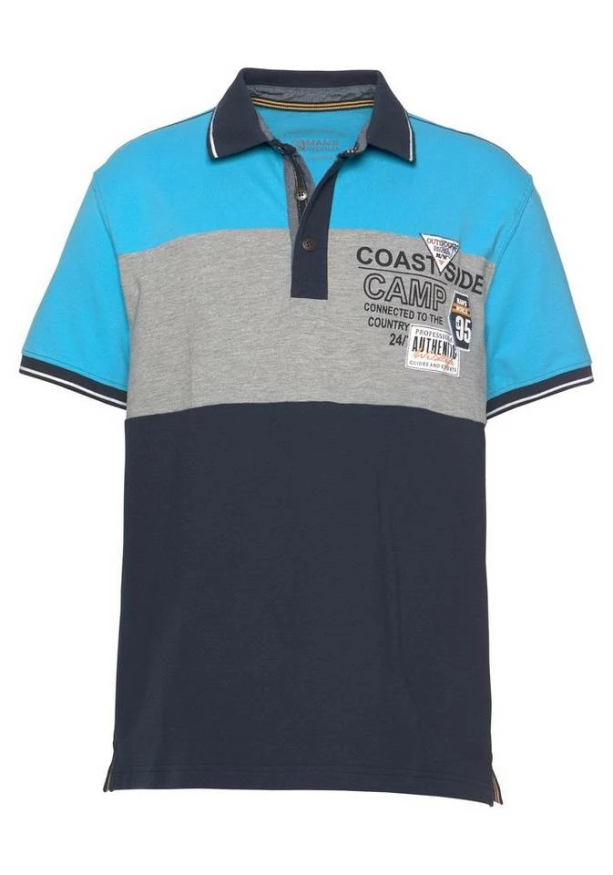 Man's World Poloshirt Blockstreifen 2 Man's World Poloshirt Blockstreifen – Bild 2