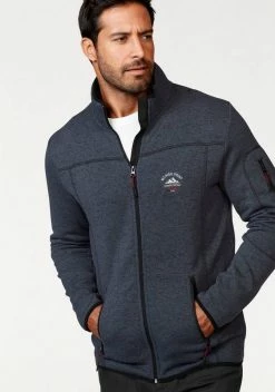 Man's World Strickfleecejacke mit modischen Ziernähten Graublau-meliert, Hellgrau-meliert, Graublau meliert ( Fleecejacke aus nachhaltigem Material), Royalblau-meliert -Man's World Verkäufe 3e682be8 6154 5cb0 8d4f 10e91097c9c9