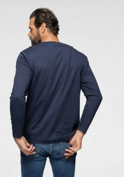 Man's World Langarmshirt Mit großem Schriftprint -Man's World Verkäufe 40037418 6eb6 5272 8344 748fa044acd4