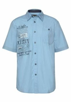 Man's World Kurzarmhemd Dunkelblau, Hellblau -Man's World Verkäufe 6552ae25 9e41 54bd ae77 3fa81733de40