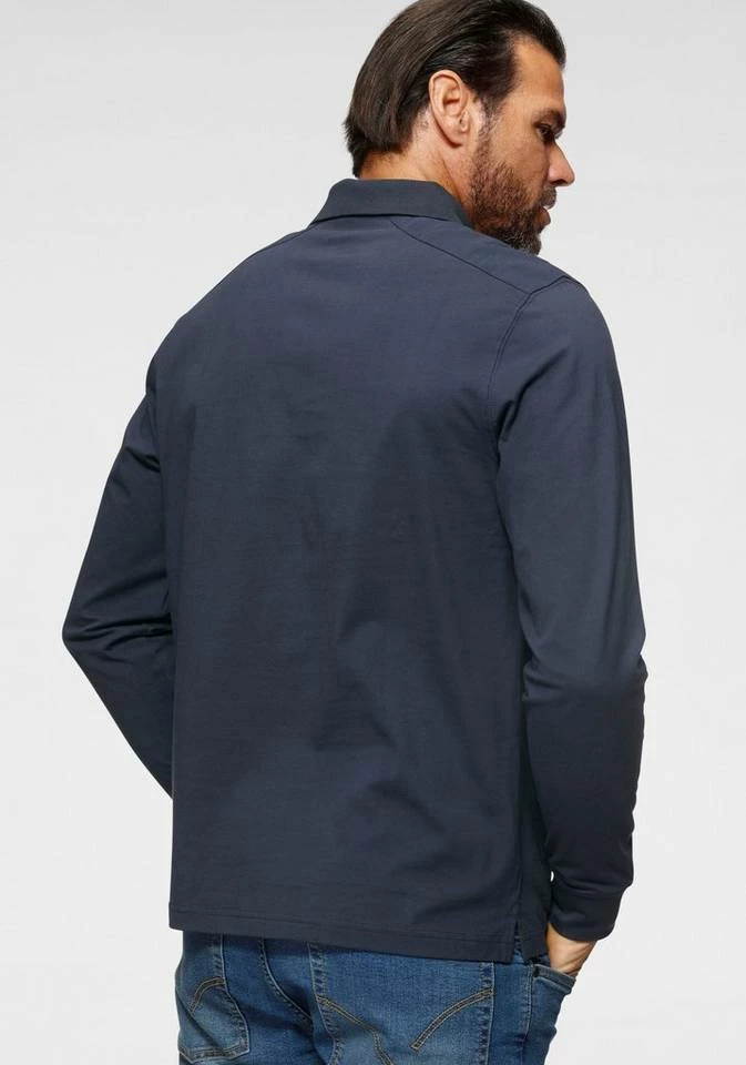 Man's World Langarm-Poloshirt mit aufwendigem Front- Print 2 Man's World Langarm-Poloshirt mit aufwendigem Front- Print – Bild 2