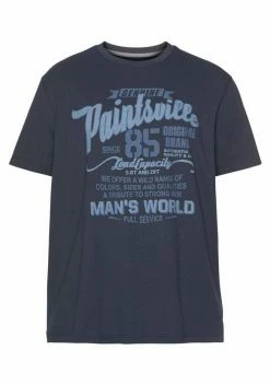 Man's World T-Shirt mit Print Blau-grau, Nachtblau, Dunkelgrau -Man's World Verkäufe 99648dfd b47f 5cab ade8 40c368d98251
