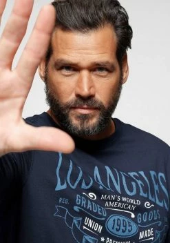 Man's World Langarmshirt Mit großem Schriftprint -Man's World Verkäufe 9acc31a7 5210 5872 8769 af6fe99bdc08