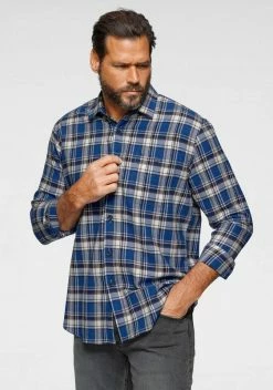 Man's World Flanellhemd Modisches Großkaromuster Grau-blau-weiß, Blau-offwhite-kariert -Man's World Verkäufe 9ff5a3e7 7b6e 5992 940a fa97a52b15b5