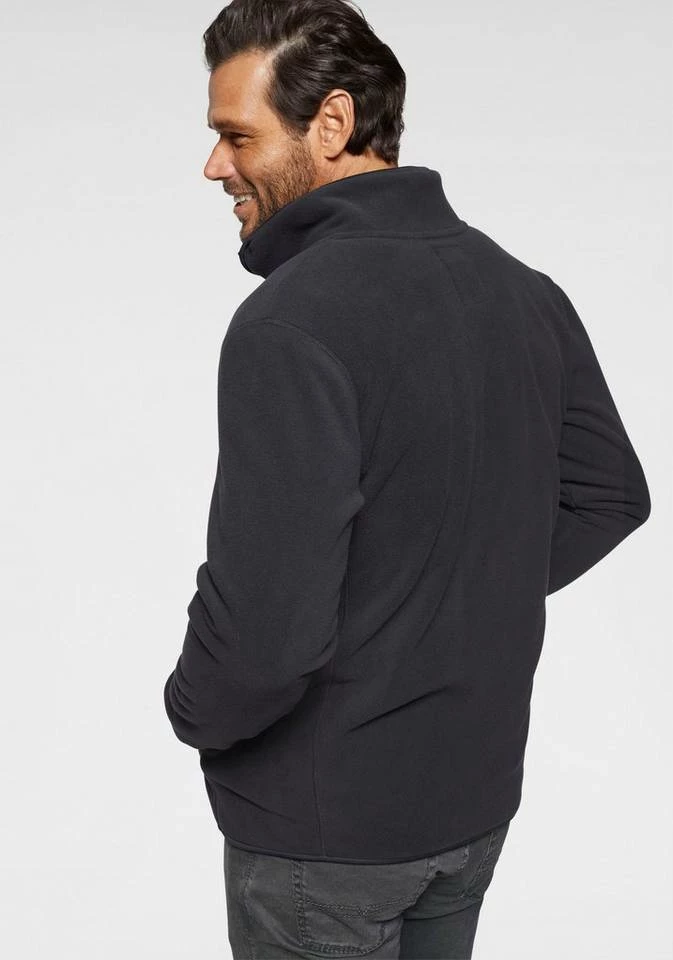 Man's World Fleecejacke Burgund (aus nachhaltigem Material), Marine ((aus nachhaltigem Material)), Marine, Grau-meliert 2 Man's World Fleecejacke Burgund (aus nachhaltigem Material), Marine ((aus nachhaltigem Material)), Marine, Grau-meliert – Bild 2