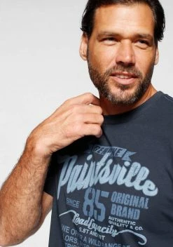 Man's World T-Shirt mit Print Blau-grau, Nachtblau, Dunkelgrau -Man's World Verkäufe b22cd05c 2555 59e7 98aa 4c4f8d71eccf