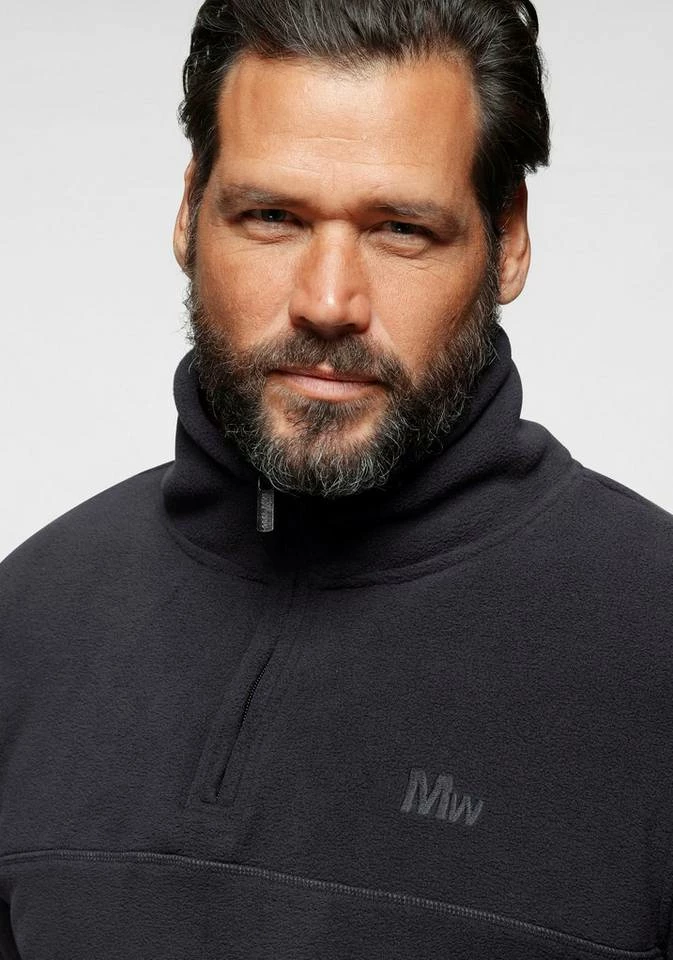 Man's World Fleecepullover mit Troyerkragen Burgund, Marine, Burgund (aus nachhaltigem Material), Marine (aus nachhaltigem Material) 3 Man's World Fleecepullover mit Troyerkragen Burgund, Marine, Burgund (aus nachhaltigem Material), Marine (aus nachhaltigem Material) – Bild 3
