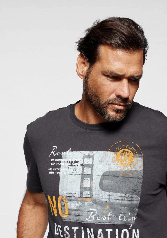 Man's World T-Shirt Mit großem Motivprint 3 Man's World T-Shirt Mit großem Motivprint – Bild 3