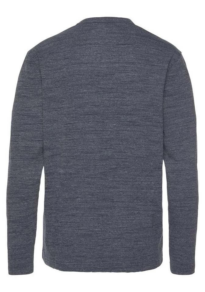 Man's World Henleyshirt In melierter Optik 2 Man's World Henleyshirt In melierter Optik – Bild 2