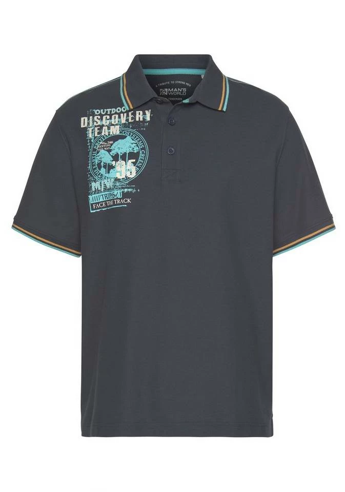 Man's World Poloshirt Mit Print an der Schulter 4 Man's World Poloshirt Mit Print an der Schulter – Bild 4