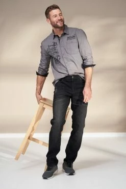 Man's World Langarmhemd mit kontrastfarbenem Print -Man's World Verkäufe ea7b135e 036b 5c50 8a93 12a84f6b4c5d