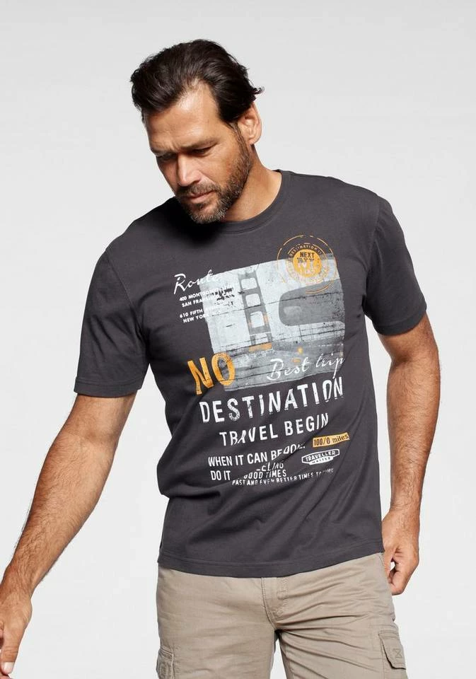 Man's World T-Shirt Mit großem Motivprint 1 Man's World T-Shirt Mit großem Motivprint