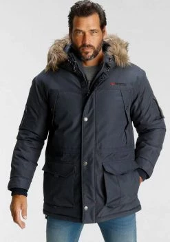 Man's World Parka Schwarz, Dunkelblau -Man's World Verkäufe f800c637 ff41 5ce9 a39f e7bc7892e62f